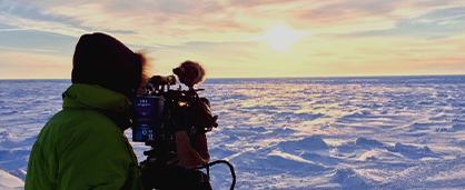 Outdoor locations in Antarctic